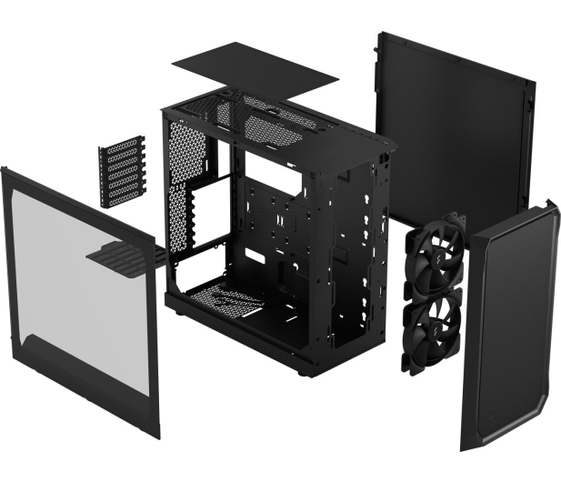 Fractal Design Focus 2 Black TG Clear Tint - 1065382 - zdjęcie 11